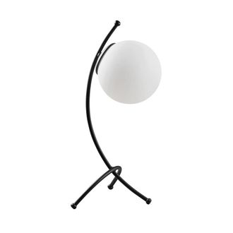 Wonderlamp Wonderlamp - L&aacute;mpara De Mesa Kelen Opal Negro