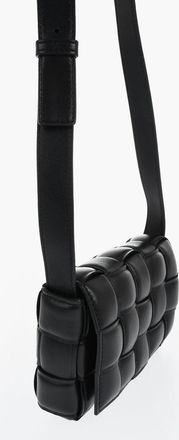 Bottega Veneta Borsa a Tracolla in Pelle Intrecciata con Fibbia Iconica Bottega Veneta