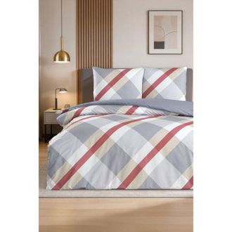 Blanc Avenue Juego de funda de edred&oacute;n 200x200 cm+ 2 FA 65x65 cm 100% algod&oacute;n