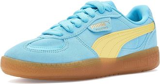 Puma Palermo Moda Xtra Gum Shoes Womens Shoes Vibrant Blue/Lemon Meringue : 10.5 B - Medium, Suede