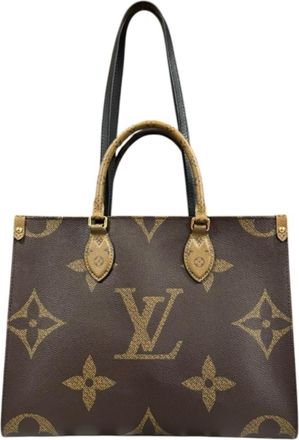 Louis Vuitton Monogram Reverse Brown Monogram Monogram Reverse Tote Bag (Pre-Owned)