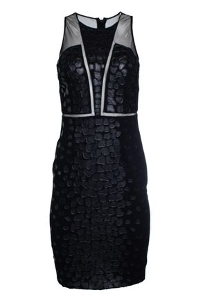 Sachin & Babi Sachin + Babi, patched black mini dress