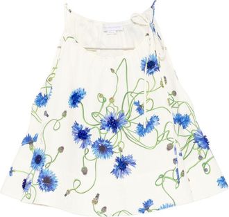 Stella McCartney Stella Mccartney Womens Embroidered Cotton Top