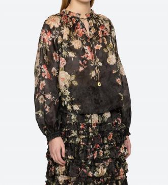 Sea New York Jolie Top In Black Multi