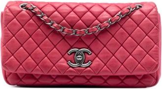 Chanel Pre-owned Vintage Schoudertas - Dames - Vintage Schoudertas - Rood - ONE Size - Leer - Vintage