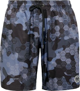 Philipp Plein Zwembroek Camouflage