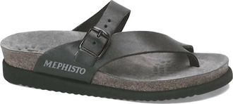 Mephisto Womens Helen Thong Sandal In Black