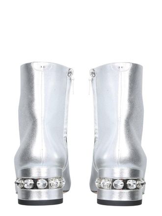 Nicholas Kirkwood Boots - Silver