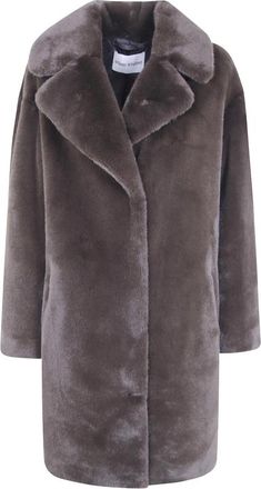 Stand Studio Camille Cocoon Coat - Dames - Jassen - Bruin - XS - Polyester - Jassen