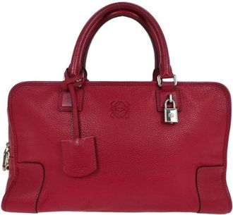 Loewe Pre-owned Handbags, female, Red, Size: ONE SIZE Pre-owned Handbag