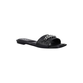 DKNY Dkny, Schoenen, Dames, Zwart, 37 EU, Leer, Dania Leren Slide