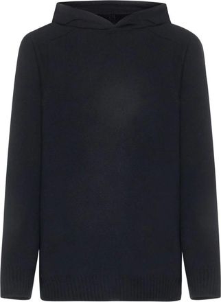 D4.0 Virgin Wool Hoodie - Heren - Hoodies - Zwart - XL - Wol - Hoodies & sweatvesten