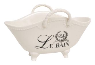 Biscottini International Biscottini - Set De 2 Recipientes Multiusos De Porcelana