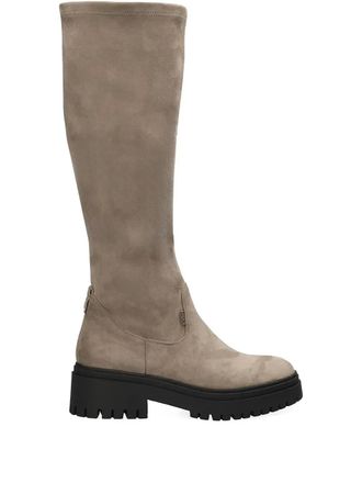 Mexx lug-sole tall boots - Beige