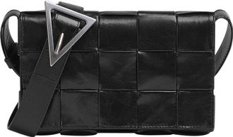 Bottega Veneta small Cassette Crossbody Bag Black 717587VCQ718803
