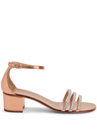 Giuseppe Zanotti 40 mm Martha sandalen - Beige