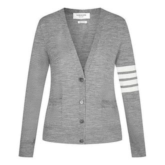 Thom Browne (WMNS) THOM BROWNE Cardigan Gray FKC334A-Y1014-055