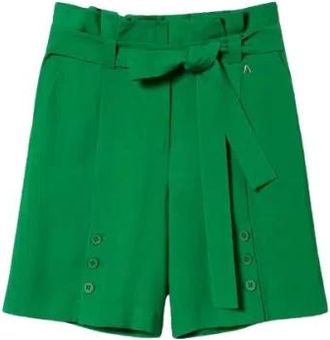 Twinset Donna, Pantaloncini, Verde, S, new