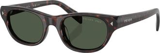 Prada Sunglasses, unisex, Brown, Size: 50 MM Prc08S Sunglasses