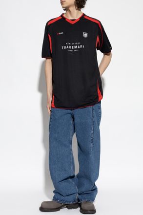 VETEMENTS T-shirt With Print, Mens, Black