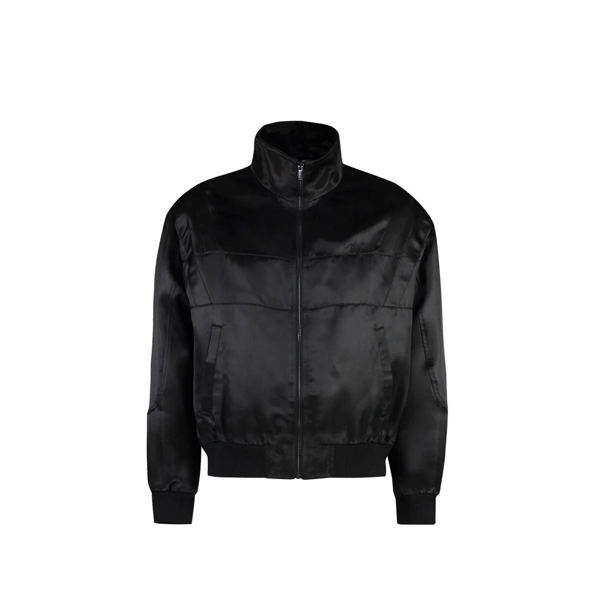 【COSYHARU】Fury Suede Jacket Black Men's Black Mink Fur Bomber Coat| SKANDINAVIK FUR