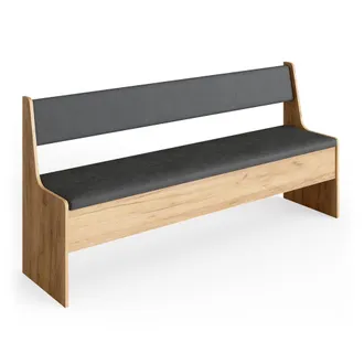 Vicco Panca Ad Angolo Roman, Rovere Sabbia, 166.6 X 41.5 Cm