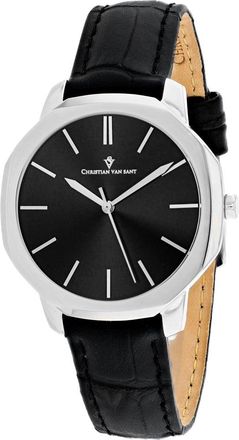 Christian Van Sant Womens Black dial Watch