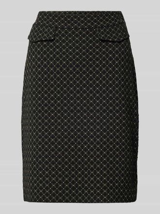 More & More More & More Knielanger Rock mit Pattentaschen in Black, Größe 38