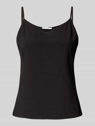 Zabaione Tr&auml;gertop mit V-Ausschnitt Modell Ma44riee in Black, Gr&ouml;&szlig;e XL