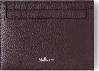 Mulberry Leather Card Case in Ebony at Nordstrom