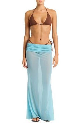 Bond-Eye Alya Cover-Up Maxi Skirt in Plume Mesh at Nordstrom Rack, Size X-Small/small