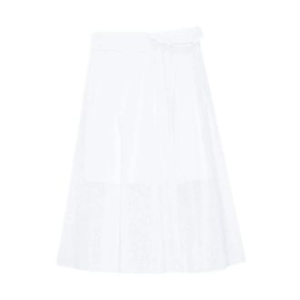 Msgm Midi Skirts, female, White, Size: XS Gonna Midi Skirt