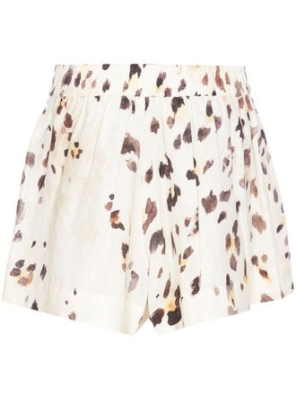 Zimmermann Acacia shorts - Wit