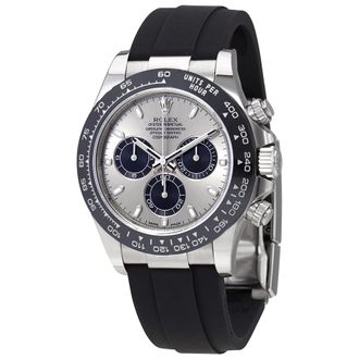 Rolex Pre-owned Pre-owned Rolex Oyster Perpetual Cosmograph Daytona 18K White Gold Mens Chronograph Watch 116519LN