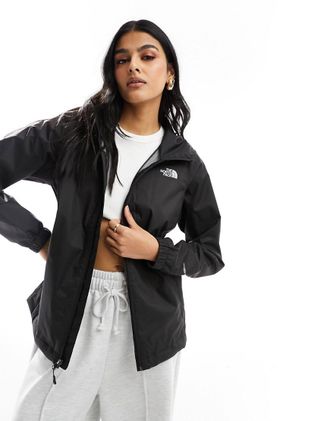 The North Face Quest - Giacca impermeabile nera con cappuccio-Nero