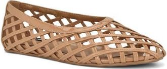 Nine West Dippy Woven Flat in Light Brown at Nordstrom, Size 7.5
