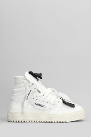 Off-white Sneakers 3.0 off court in pelle bianca