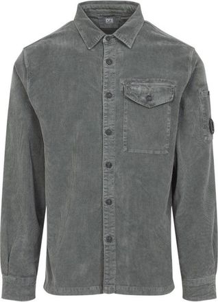 C.P. Company Ls Corduroy Grey Cotton Shirt