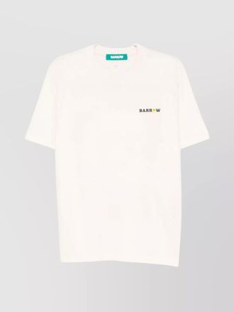 Barrow graphic print short sleeve jersey top