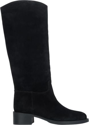 Estro & Luminara Kniehoge laarzen met lage hak - Dames - Hoge Laarzen - Zwart - 40 EU - Schoenen