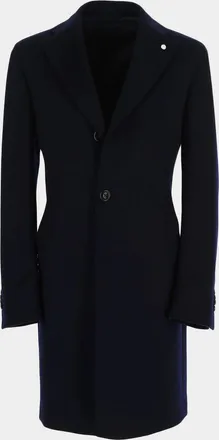 Neiman Marcus Men & apos;s Water-Repellent Cashmere Top Coat