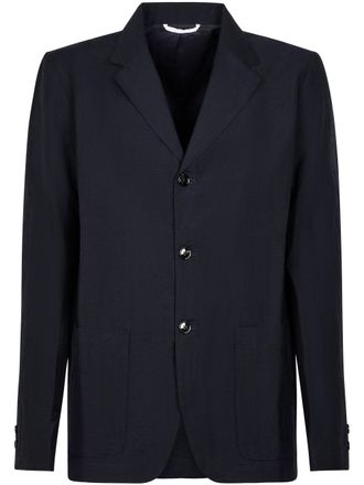 Cellar Door Tailored Blue Jacket with Notched Lapel