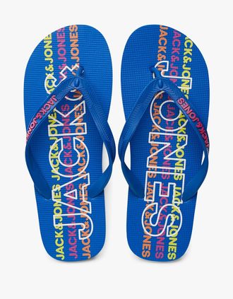 Jack & Jones Mens Jack & Jones LOGO 2.0 Mens Sandals Nautical Blue - Size: 8/8.5/9