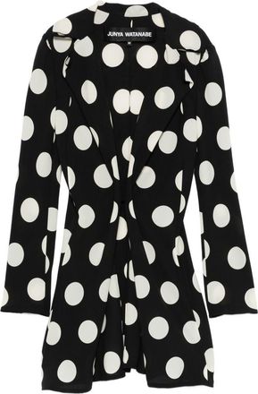 Junya Watanabe Womens Dotted Single-Breasted Jacket