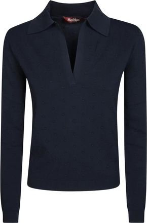 Max Mara Dames, Tops, Blauw, Maat: S