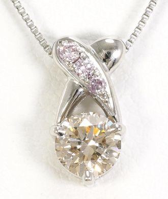 C&A Unbranded pink Platinum Platinum 850 Platinum 900 Necklace (Pre-Owned)