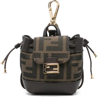 Fendi Nano Backpack Patterned Charm