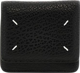 Maison Margiela Four Stitches Chain Wallet - Dames - Mini tas - Zwart - ONE Size - Leer - Tassen