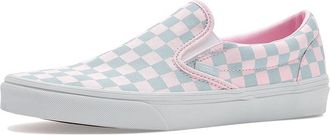 Vans Classic Slip-On Shoes Pop Pastel Pink/Dawn Mist : Mens 10 - Womens 11.5 Medium, Leather