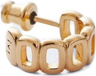 Ivi Seaside Collection mini Toy hoops - women - 18kt Gold Plated Metal/Sterling Silver - One Size